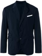 Neil Barrett - Pocket Square Blazer - Men - Polyester/spandex/elastane/viscose - 50, Blue, Polyester/spandex/elastane/viscose