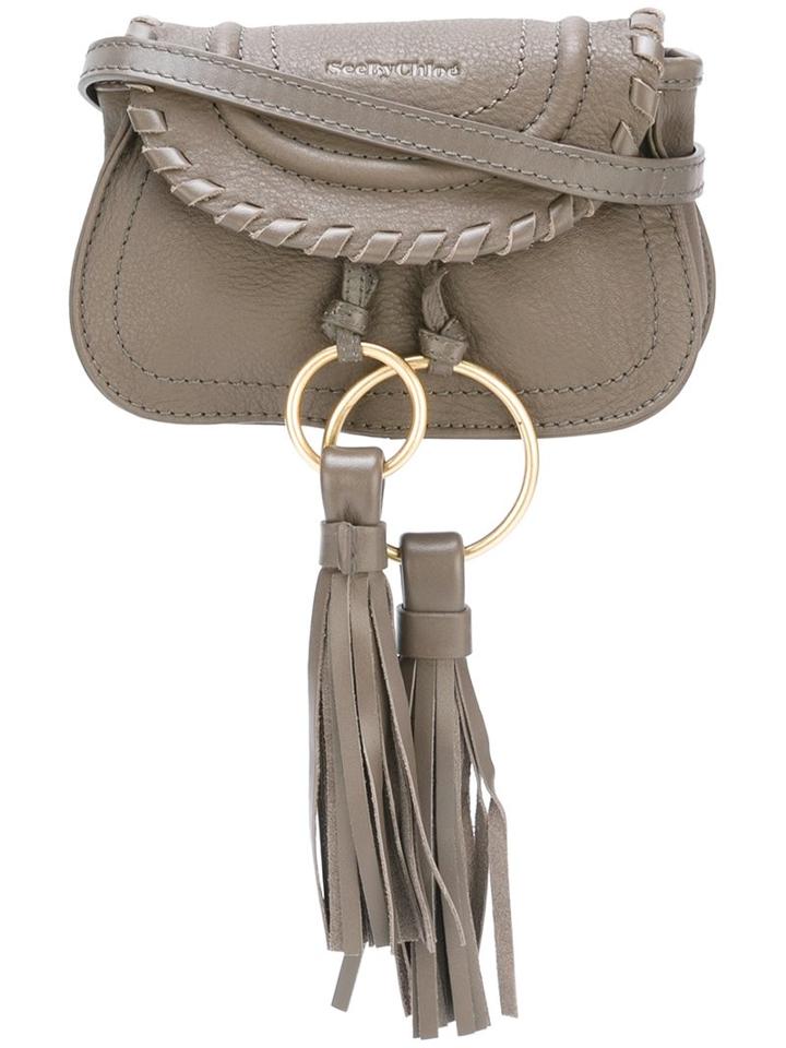 See By Chloé 'polly' Belt & Crossbody Bag, Women's, Grey