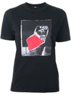 Yang Li Printed T-shirt, Women's, Size: 42, Black, Cotton