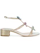René Caovilla Bow Sandals - Neutrals