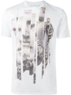 Neil Barrett Statue Print T-shirt, Men's, Size: L, White, Cotton