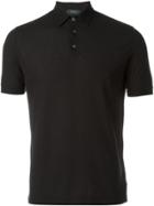 Zanone Classic Polo Shirt - Black