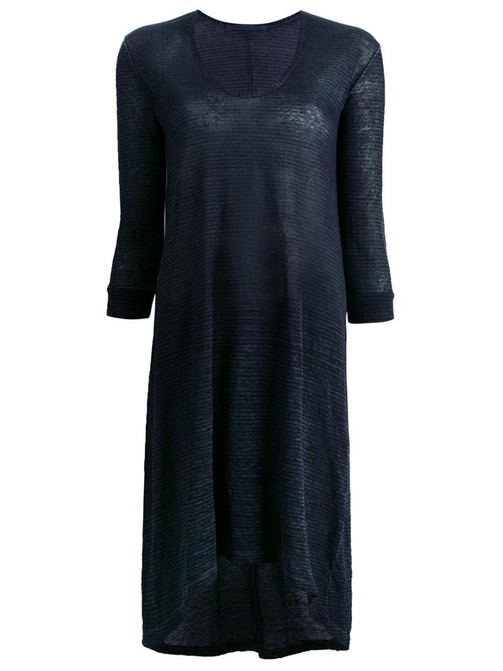 Transit Sheer Sweater Dress, Women's, Size: 38, Blue, Linen/flax