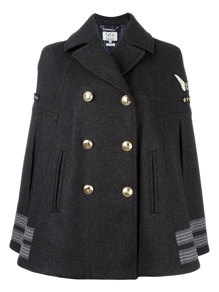 Tommy Hilfiger Stripe Detail Peacoat