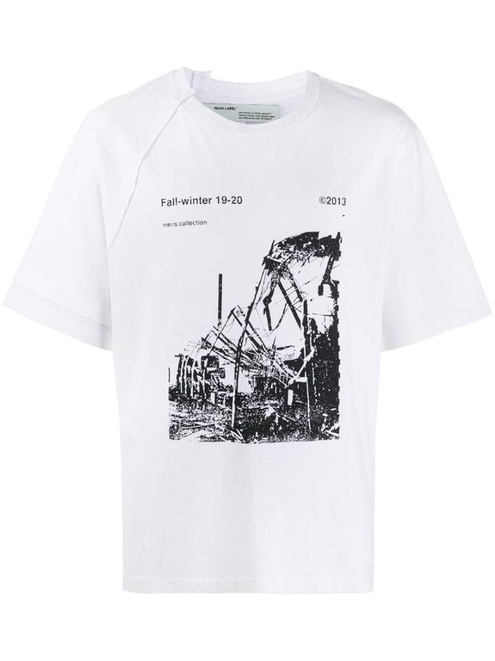 Off-white Photographic Print Logo T-shirt