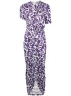 Preen By Thornton Bregazzi Ruched Floral Dress - Pink & Purple