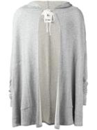 Lost & Found Rooms Midi Open Hoodie, Men's, Size: Xxs, Cotton/spandex/elastane/viscose