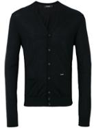 Dsquared2 - V-neck Cardigan - Men - Wool - L, Black, Wool