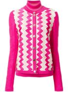 Missoni Zigzag Intarsia Two Piece Set, Women's, Size: 44, Pink/purple, Viscose/wool