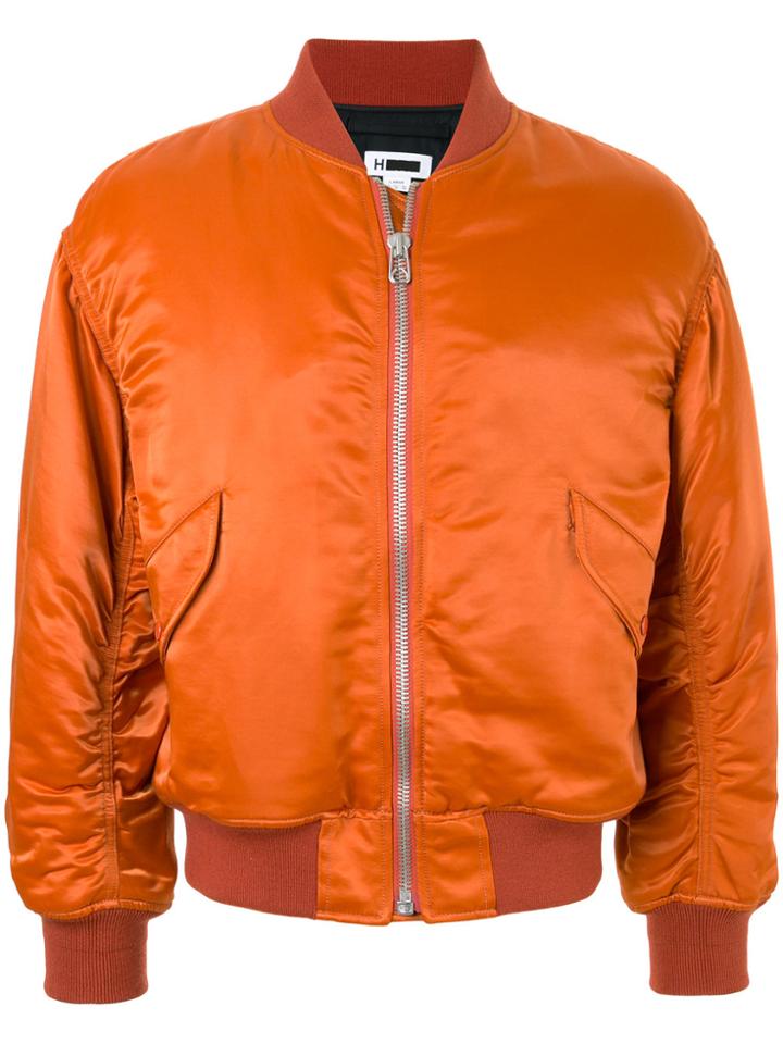 H Beauty & Youth Bomber Jacket - Yellow & Orange