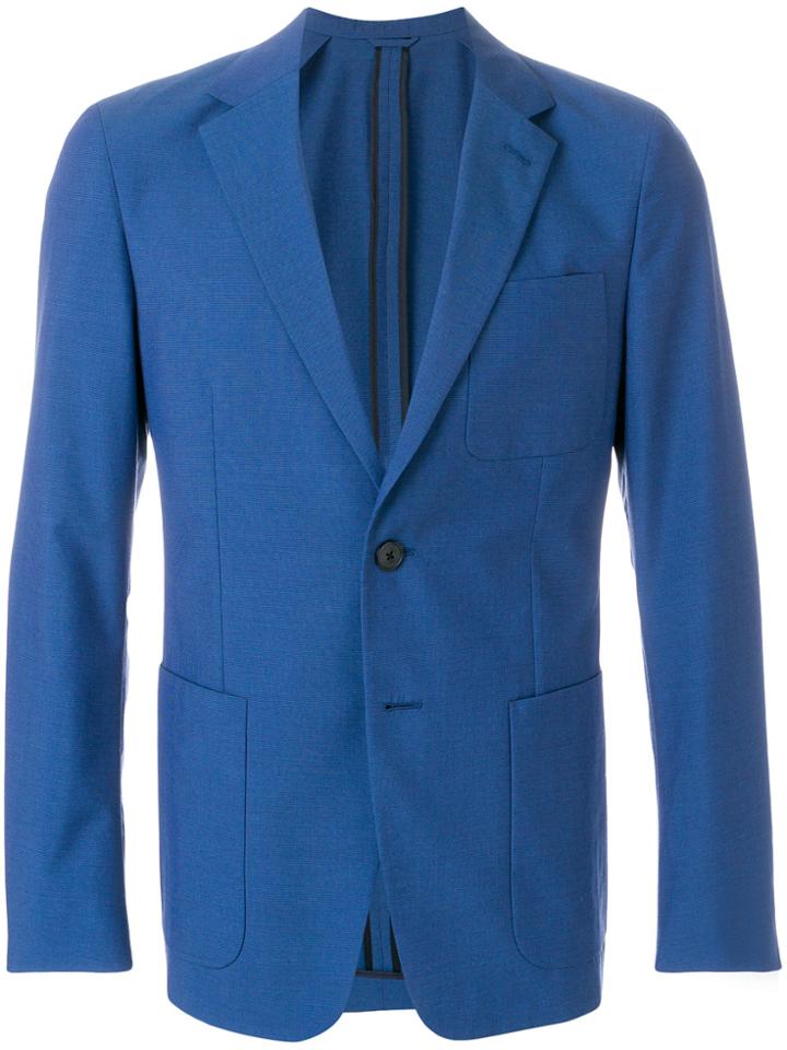Prada Two Button Blazer - Blue