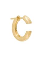 Maria Black Distrupted Hoop 14 Earring - Metallic