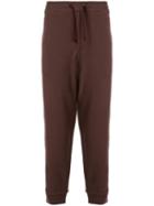 Qasimi Canvas Trim Joggers - Brown
