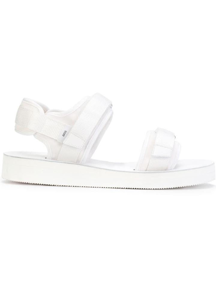 Ami Paris Neoprene Sandal - White