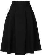 Le Ciel Bleu Pintuck Pleat Skirt - Black
