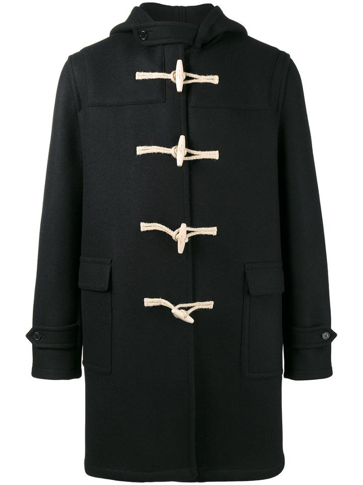 Saint Laurent - Classic Duffle Coat - Men - Cotton/viscose/virgin Wool - 50, Black, Cotton/viscose/virgin Wool