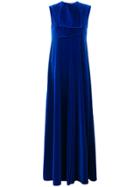Maison Rabih Kayrouz Velvet Sleeveless Gown - Blue