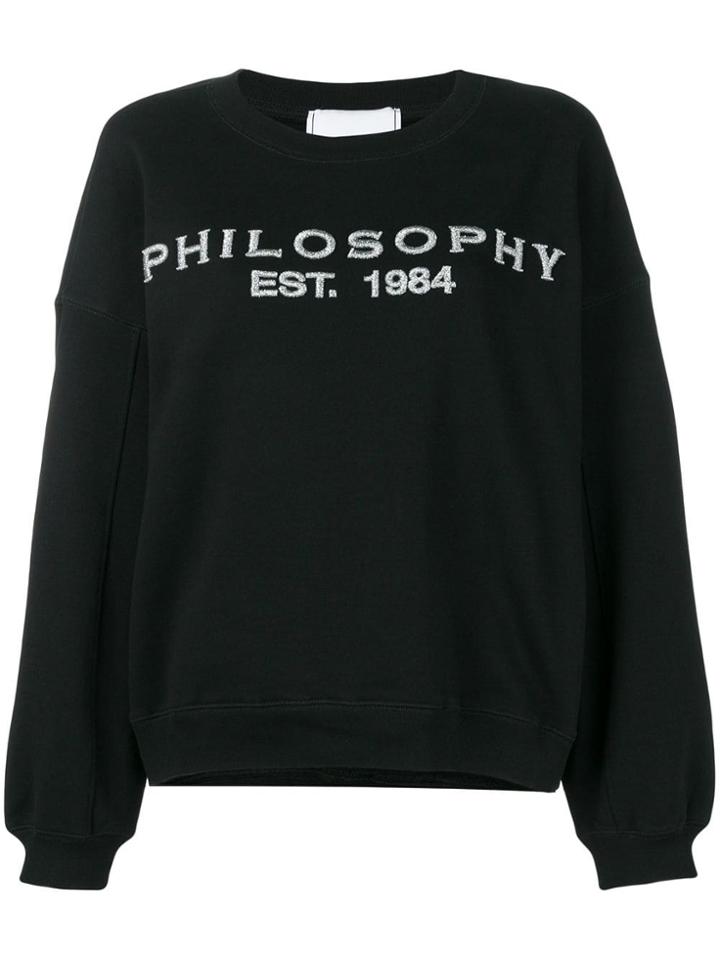 Philosophy Di Lorenzo Serafini Classic Jersey Sweater - Black