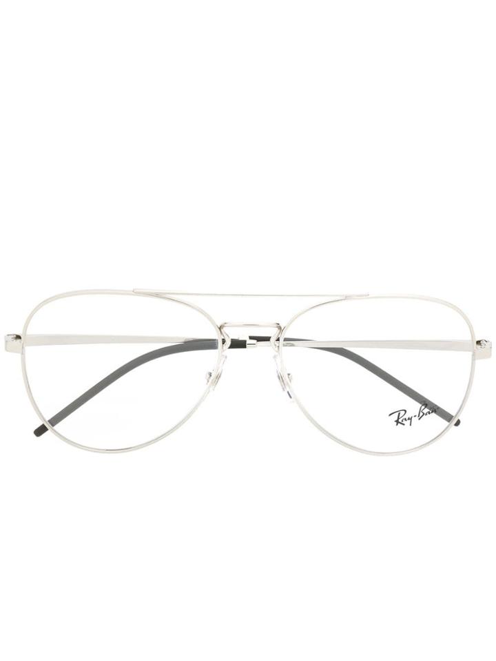 Ray-ban Oversized Glasses - Silver
