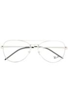 Ray-ban Oversized Glasses - Silver