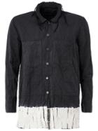Suzusan Textured Shirt Jacket, Men's, Size: Small, Blue, Cotton
