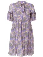 Giuseppe Di Morabito Floral Print Shift Dress - Pink & Purple