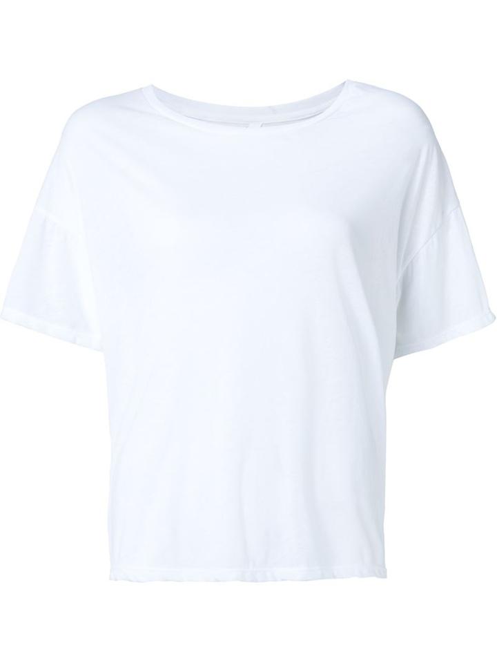 Unravel Boxy T-shirt, Women's, Size: M, White, Cotton/polyester