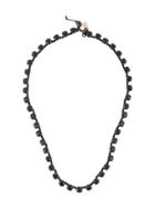 Ann Demeulemeester Black Glass Necklace