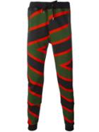 House Of Holland Striped Sweatpants, Adult Unisex, Size: Large, Cotton