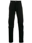 Represent Distressed Straight Leg Jeans - Black