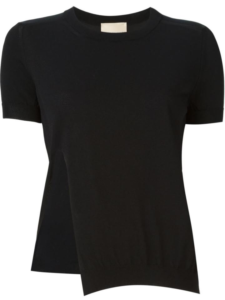 Erika Cavallini Side Slit Shortsleeved Jumper