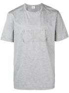 Salvatore Ferragamo Logo Print T-shirt - Grey
