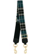 Marc Jacobs Tartan Bag Strap - Blue