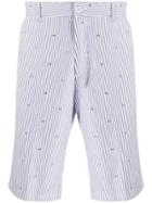 Paul & Shark Striped Bermuda Short - White