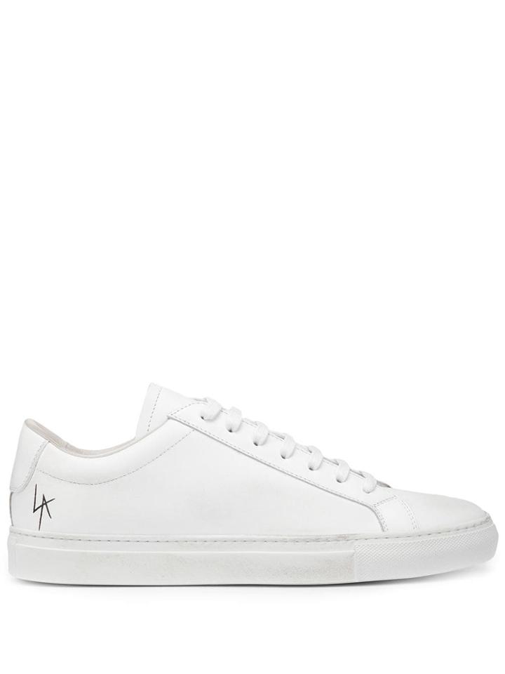Local Authority Plain Low-top Sneakers - White