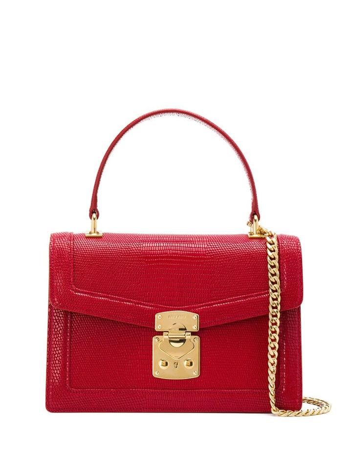Miu Miu Miu Confidential Bag - Red