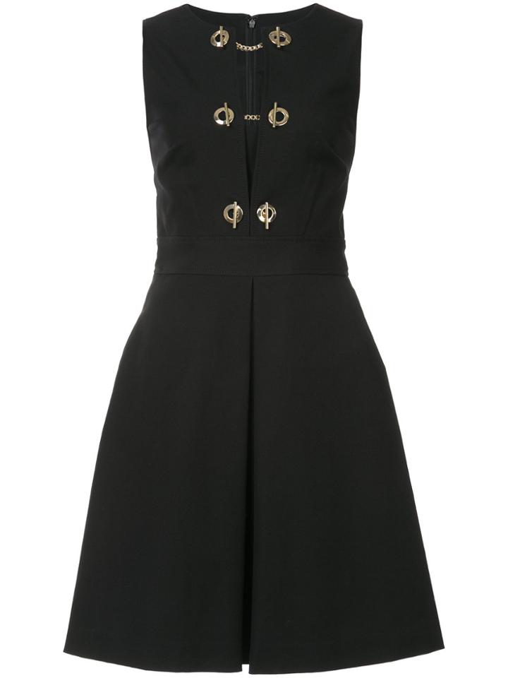 Derek Lam 10 Crosby Sleeveless Dress With Grommet Detail - Black