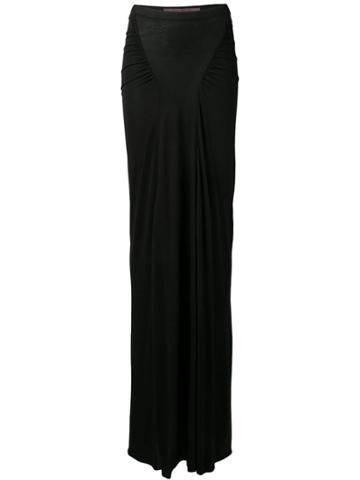 Rick Owens Lilies Lilies Maxi Skirt - Black