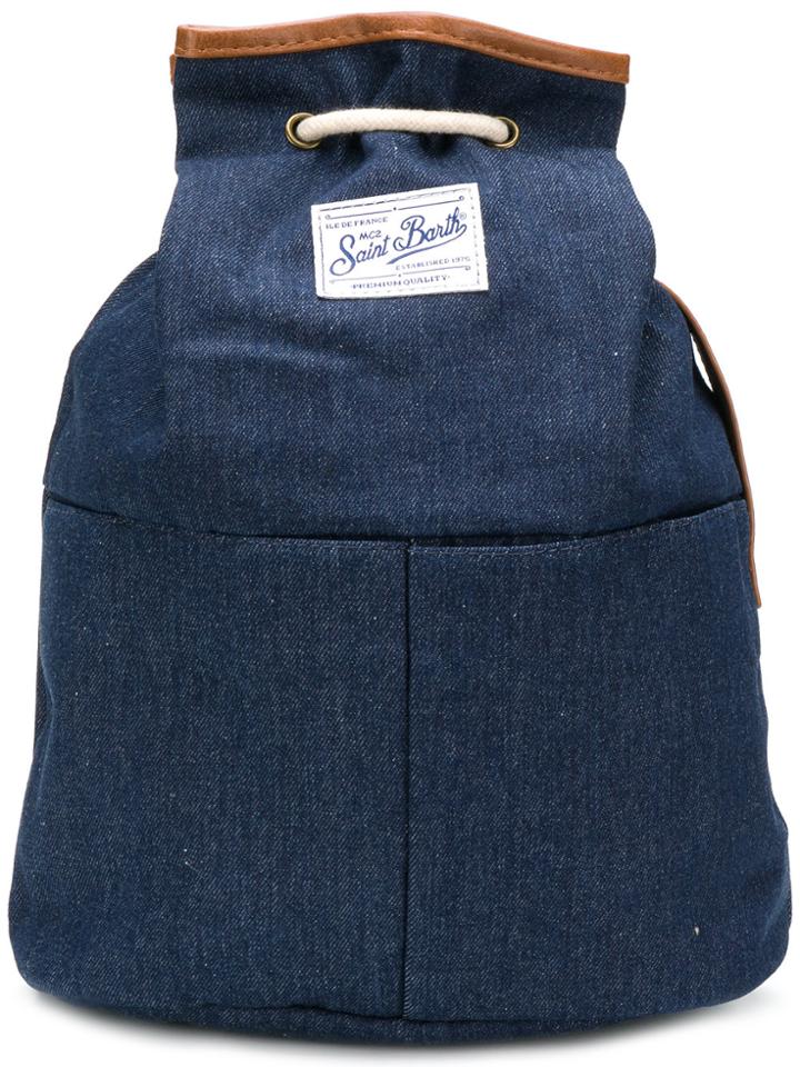 Mc2 Saint Barth Drawstring Backpack - Blue