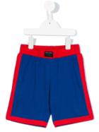 Little Marc Jacobs - Colour Block Shorts - Kids - Polyester - 8 Yrs, Boy's, Blue