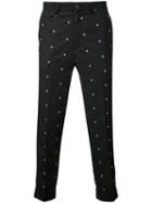 Education From Youngmachines Stars Print Pants, Men's, Size: 2, Black, Polyester/polyurethane/rayon
