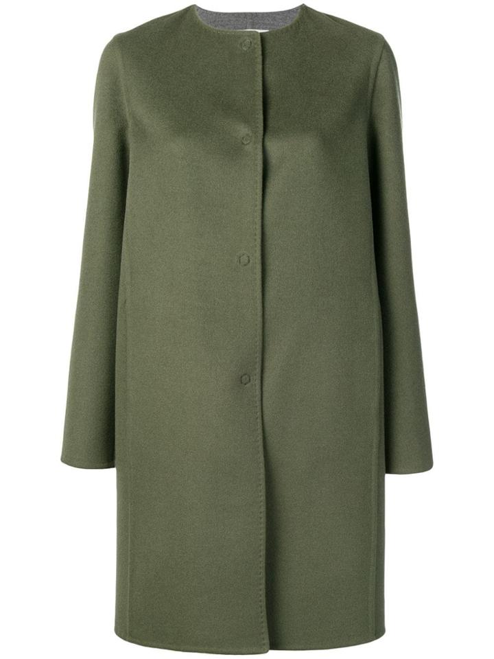 Manzoni 24 Single-breasted Coat - Green