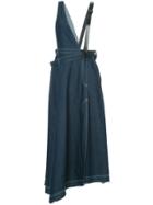 Aula Denim Asymmetric Skirt - Blue