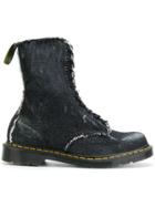 Off-white Lace-up Boots - Blue