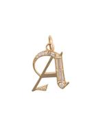 Foundrae 18kt Yellow Gold Element A Initial Pendant