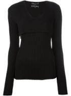 Y / Project Ribbed Two Piece Knitted Top