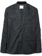 Takahiromiyashita The Soloist Press Stud Embroidered Jacket - Black