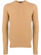 Drumohr Long-sleeve Fitted Sweater - Nude & Neutrals