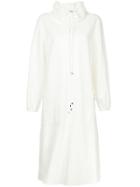 Tibi Stretch Knit Anorak Dress - White