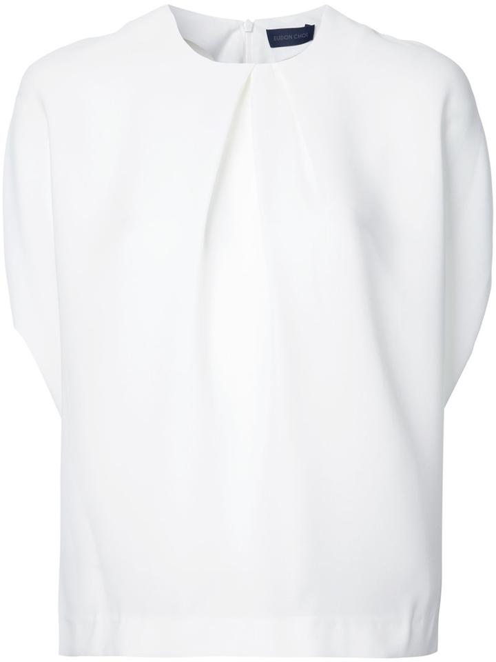 Eudon Choi Felix Blouse, Women's, Size: 8, White, Polyester